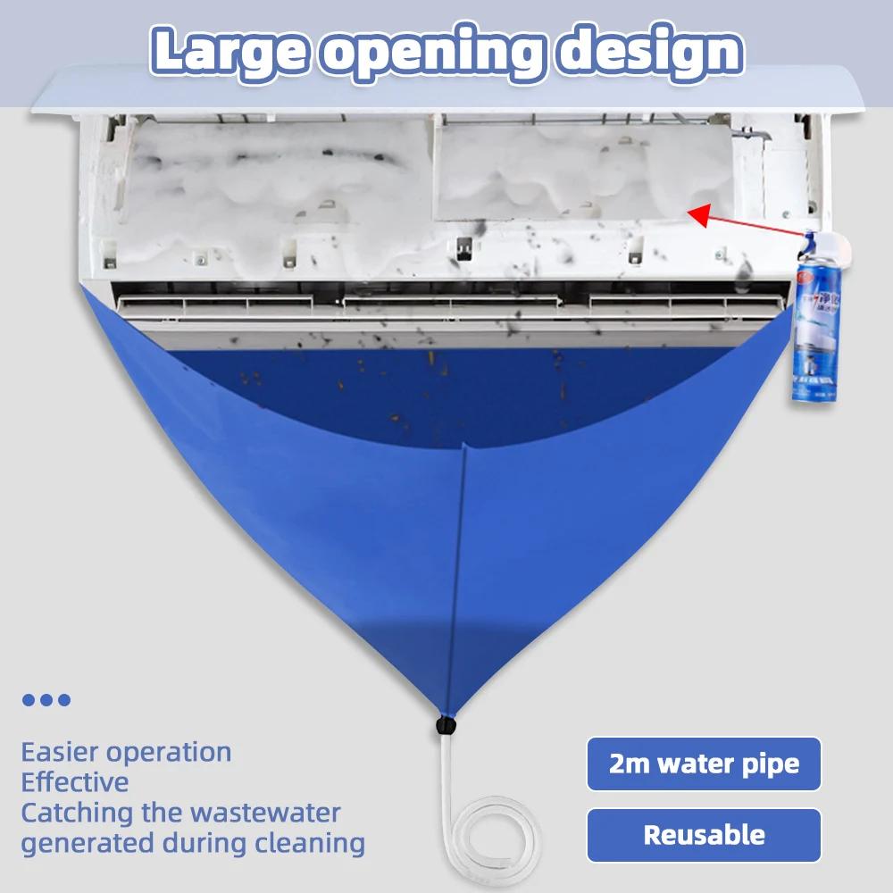 Čisticí sada AC Čištění klimatizace Vodní kryt Kompletní sada s vodním potrubím Vodotěsný Čistič klimatizací Nářadí na klimatizaci