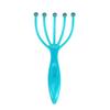1pc head massager scalp and neck comb roller 5-finger steel ball handheld hair care forrelaxation Special for real hair wigs