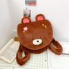 Schoolbagins wind large capacity cute kitten cat plush backpack 1011 winter new cartoon doll small backpack