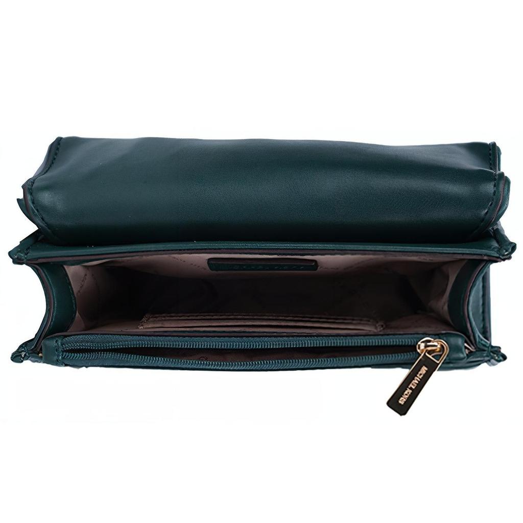 Michael Kors Casual Chain Stitch Vintage Style Lock Closure Shoulder Bag Women Shoulder Bag Dark-Green 35F0GXOC5T-RACING-GREEN
