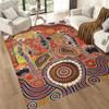 Australian Aboriginal Style 139 Floor Rug Office Rug Perfect for Study room Decorate room Entryway Dormitory Antislip Carpet Anime Office Decor