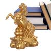 2026 Horse Sculpture Golden Collectible Collection Chinese Horse Decor for Home for Luck Rich Wealth Blessing Holiday Christmas