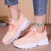 Women's shoes spring new foreign trade large size shoes fly-woven breathable casual shoes soft sole not tired feet dad shoes