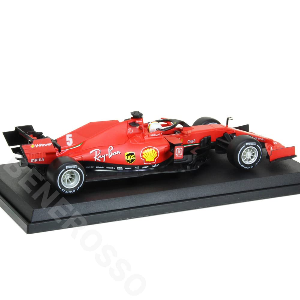 Bburago Scale Ferrari F1 SF1000 Austrian GP Sebastian Vettel 2020 FERRARI Austrian GP FORMULA 1 F1 SEBASTIAN VETTEL Race Sports Car Diecast Model 1/18