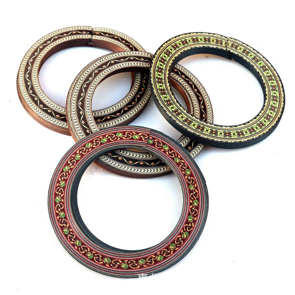 Lindenholz Klassische Gitarre Schallloch Rosette - 92mm Innendurchmesser Dekorationszubehör