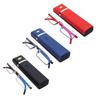 Unisex TR90 HD Prescription Eyeglasses with Case Retro Square Frame Reading Luxury Glasses Anti-Blue Light Presbyopia Eyewear