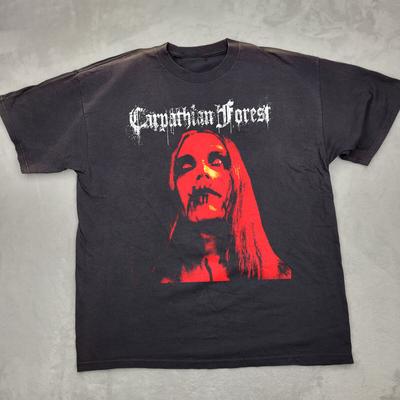 Seltenes Karpatenwald Band Alle Größen Schwarzes Kurzarmshirt AR174 Unisex T-Shirt