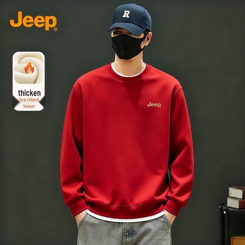 JEEP Unisex Winter & Autumn Hoodies and Crewneck Sweatshirts