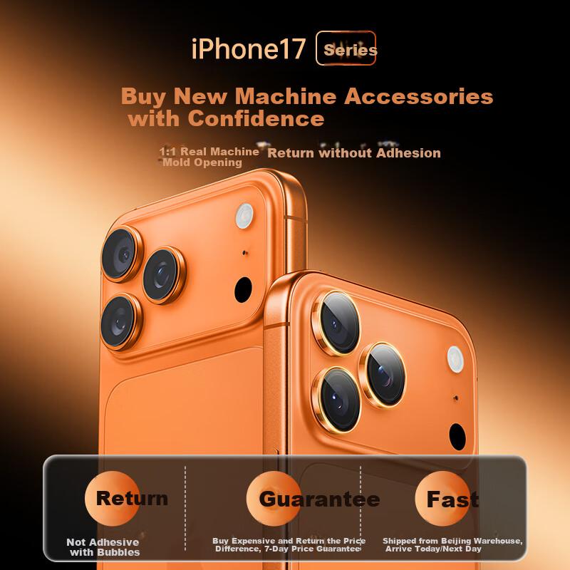 ESR Camera Lens Protector for iPhone 17 Pro/17 Pro Max, Clear
