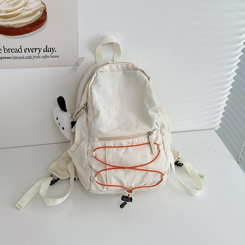 Japanese small schoolbag women's new ins style cute drawstring mini leisure bag travel light backpack women
