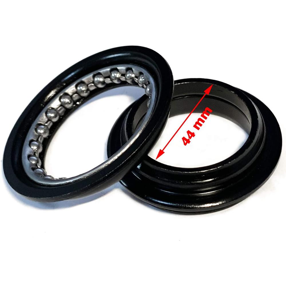 MTB Bike Zinc Zinc Alloy Black Road Bike Bike Threadless Headset Head-Tube Bike External Headset 1 1/8"