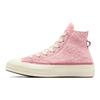 Converse 1970s Comfortable Versatile Imitation Mohair Durable Wrap High-Top Canvas Shoes Women Sneakers Pink A07943C