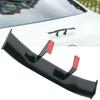 Rask installasjon 1x Spoiler ABS Bilklistremerker Karbonfiber