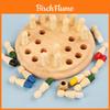 Premium Wooden Tabletop Color Memory Chess Game Interactive Parent-child Toy For Concentration And Logical Thinking Educational Puzzle Toy For Babies