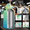 FJbottle Liter Vacuum Insulated Water Bottle with Direct Sports Jug Sports Sports Drink Large Portable Wide Easy To Stainless Steel Bottle with