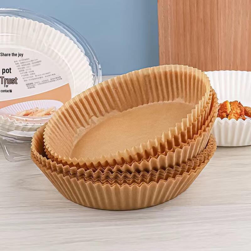 Natural Round Air Fryer Parchment Paper Liners