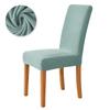 Polar Fleece Dining Chair Covers Stretch Removable Washable Chair Slipcover Big Elastic Chair Cover For Dining Room Home Decor