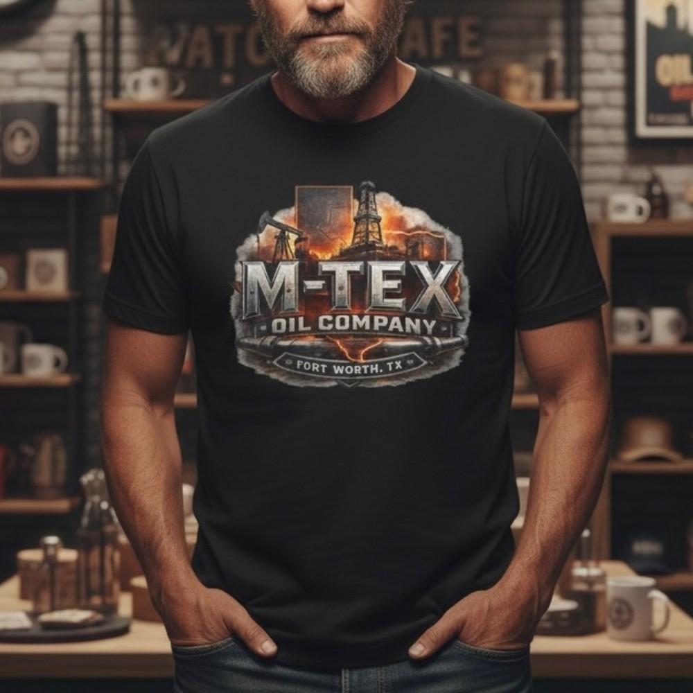 M-TEX Oil Company Shirt Landman TV Show Tee Fort Worth TX Oilfield Worker  Unisex T-Shirt S