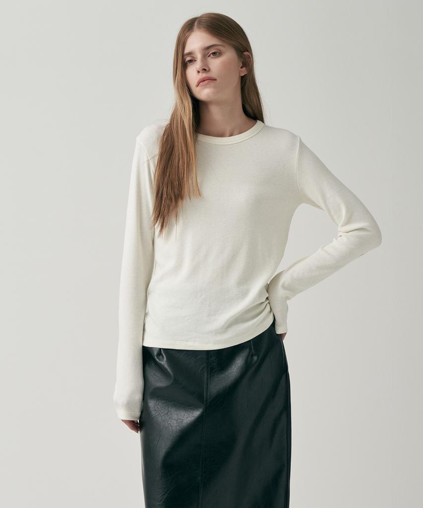 Mot Soft Round T-Shirt - Ivory