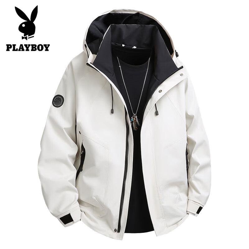 

PLAYBOY Men s Windproof Waterproof Outdoor Jacket M