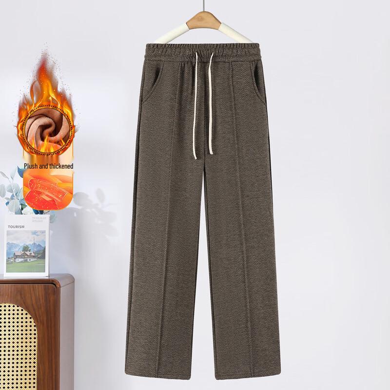 Women s Winter Fleece-Lined Straight-Leg Pants 2XL