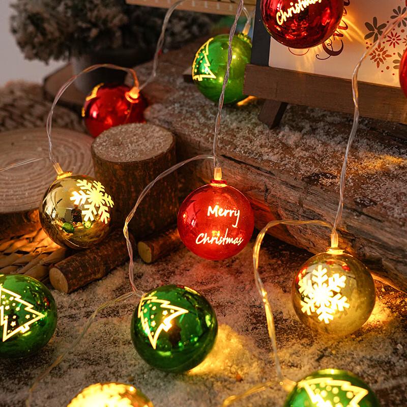 Christmas Tree Round Ball String Lights