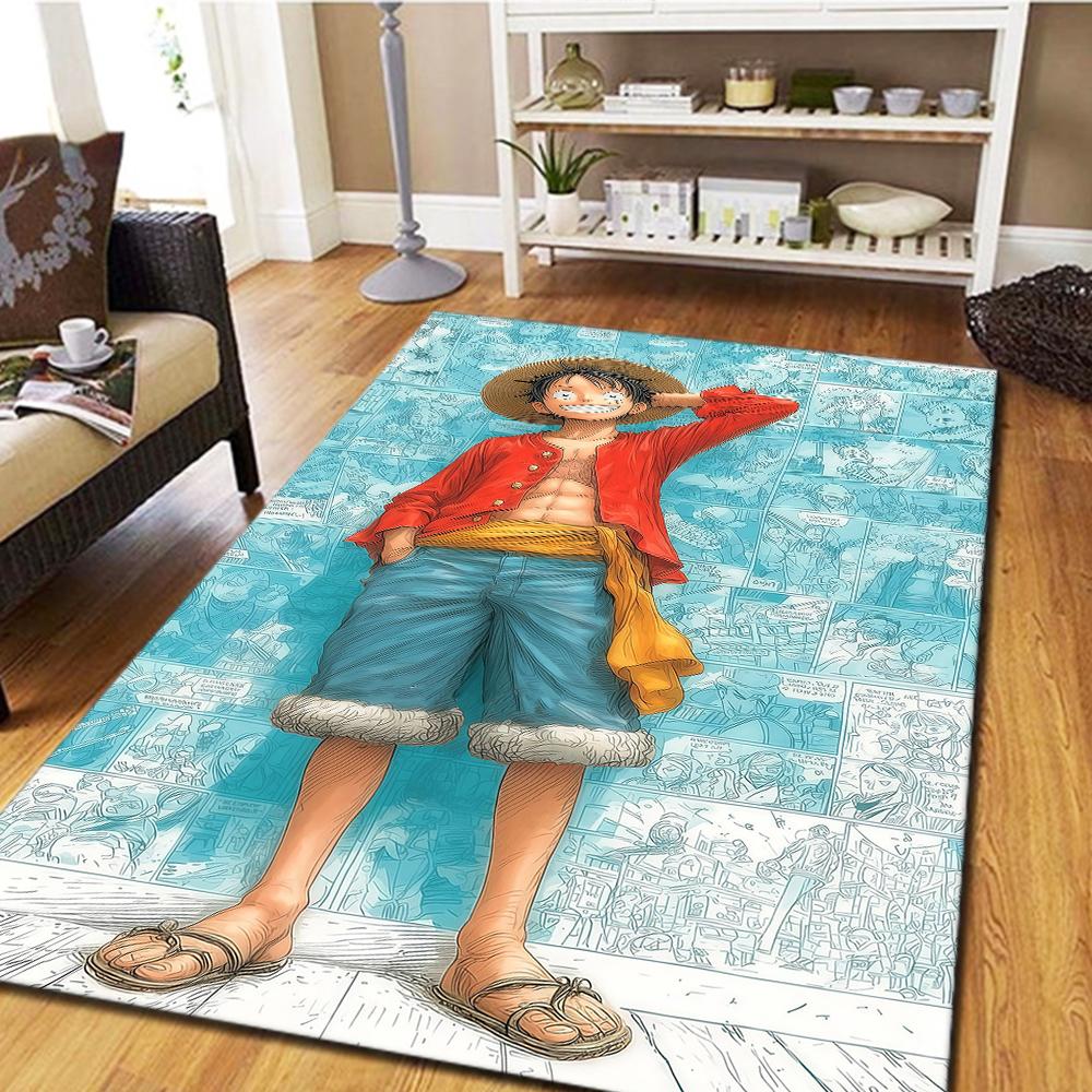 Luffy D Home Decor Carpet, Bedroom Floor Rug, Digital Printing Movie Mat, Large Size Play Mat -HYQ22