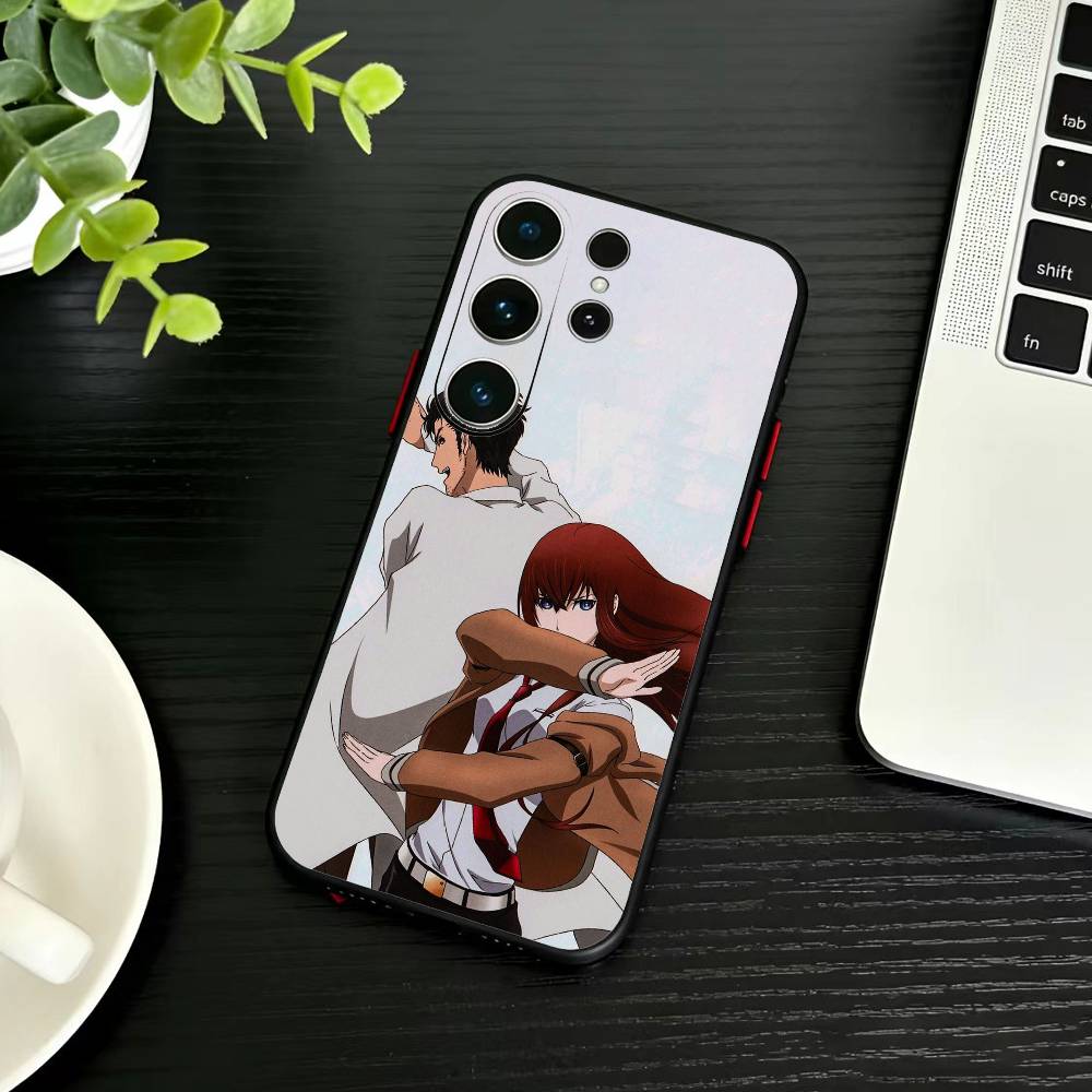 STEINS GATE F-Rintaro O-Okabe Phone Case For Samsung S26,S25,S24,S23,S22,S21,S20,S30,Ultra,Plus,Fe,Note,5G Black Cover