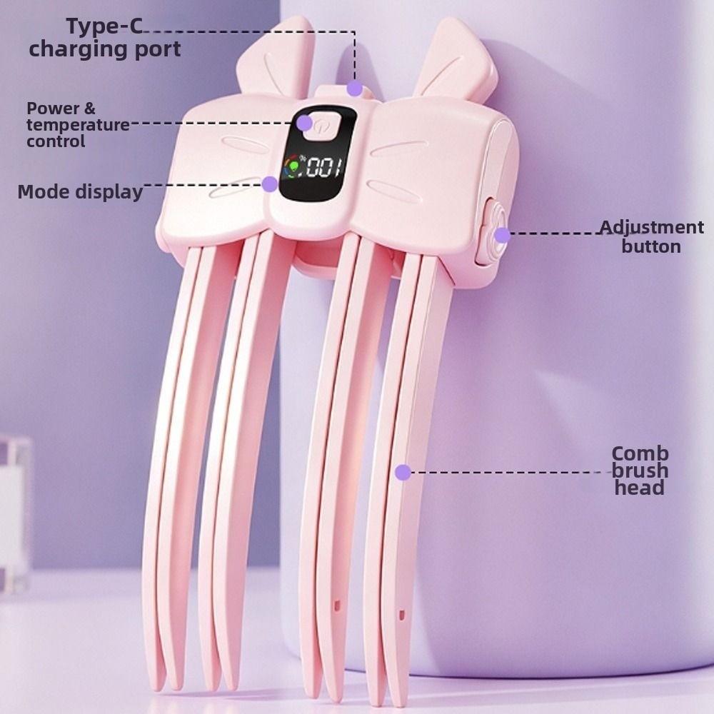 Pince à Cheveux Électrique à Haute Couronne Rechargeable Volumateur pour Racines Cheveux Épingle Chauffante Pour Volume aux Racines