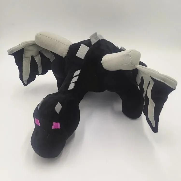 60cm Game MC Ender Dragon Enderdragon Plush Toys Doll Black Ender Dragon Plush Soft Stuffed Animals Toys Gifts for Children Kids