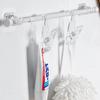 2-12PCS Adjustable Curtain Rod Clip Self Adhesive Clamp Hook Curtain Rod Holder Wall Bracket Holder Nail-Free Wall Hanging Clip