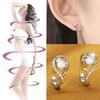 Relaxed Earrings Cubic Zirconia Earrings Acupoint Stimulation Fat Burning