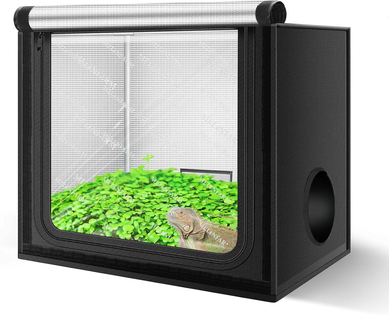 

MELONFARM 24 x16 x24 Grow Tent, Double Transparent Viewing Door Indoor Grow Tent, Growing Tent with High Reflective Mylar & Flo United States