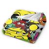 Sprunki Team Funny Games Blanket  Flannel Funny Breathable Throw Blankets for Chair Covering Sofa Summer