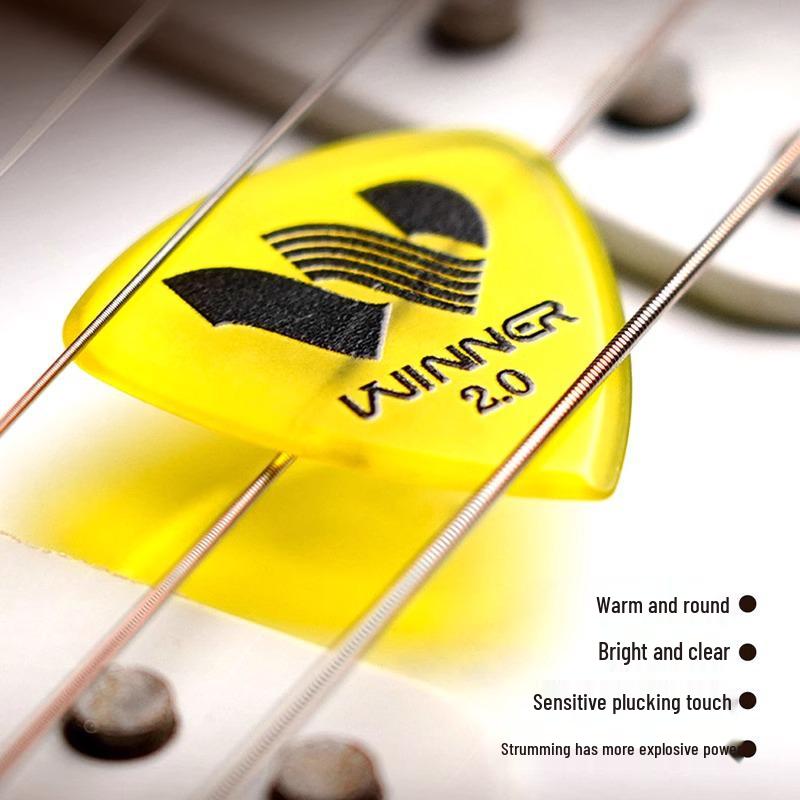Winner Anti-Slip Frosted Large Triangle Bass Guitar Pick for Speed Strumming