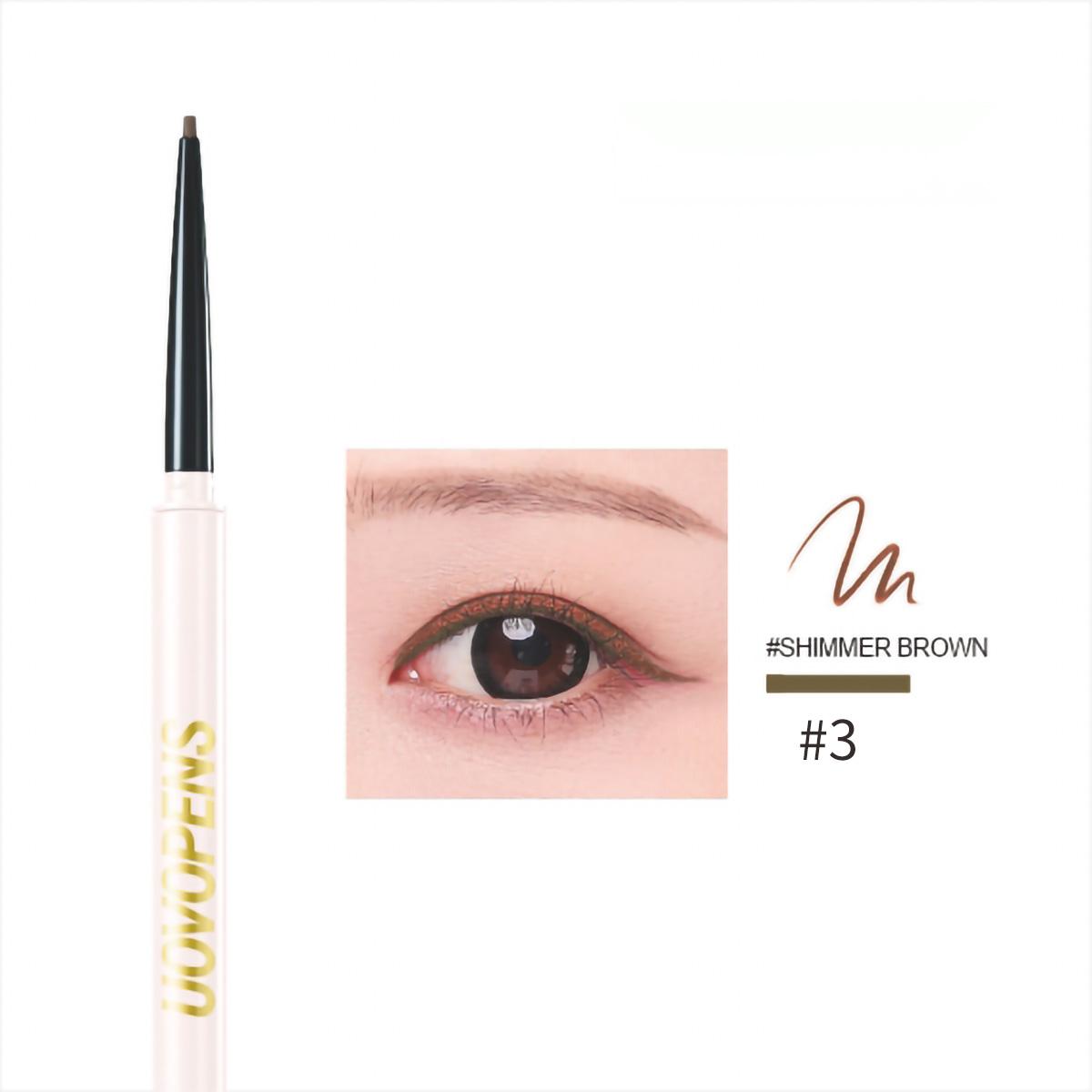 

Ультратонкая подводка для глаз толщиной 1,8 мм, цветная супертонкая подводка для глаз, водостойкая подводка для глаз, 0,1 г