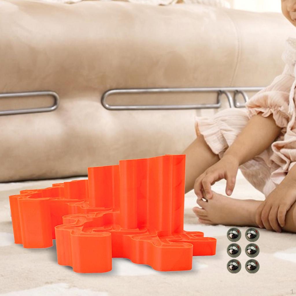 Marble Track Puzzle Toy Assembly Activity Family Group Challenge Ball Set Children