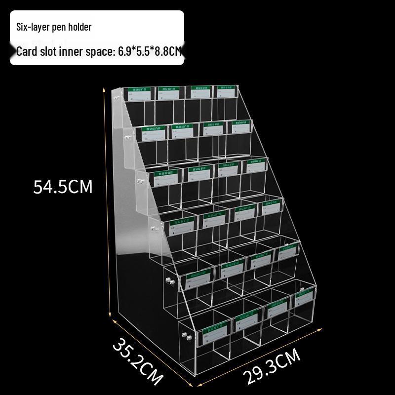 Acrylic Price Tag Display & Pen Holder Stand