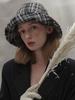 Poejidam [Moonflower] Tweed Bucket Hat_Black And White