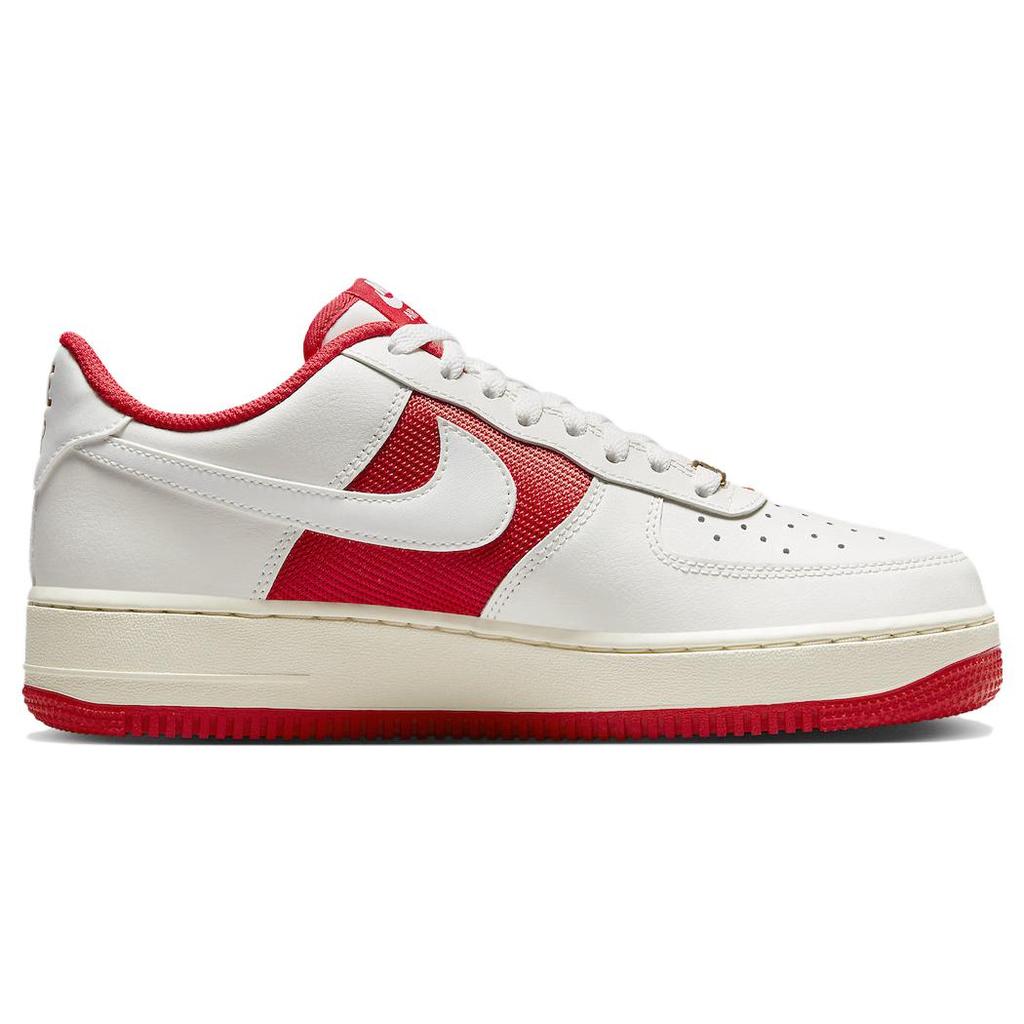 New Nike Air Force 1 Low '07 LV8 Athletic Department Sail University Red FN7439-133