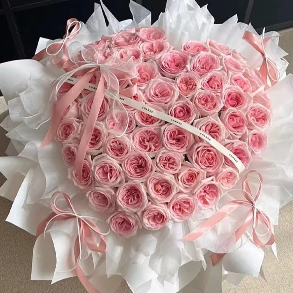 Plastik-Blumenstraußhalter Basteln 18 Jahre Alt Blumenarrangement-Ständer Herz Mondförmiger Blumenkranz-Rahmen Heimdekoration