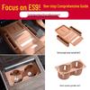 NIO ES9 Center Console Silicone Protective Pad with Full Coverage Cup Holder and Interior Storage