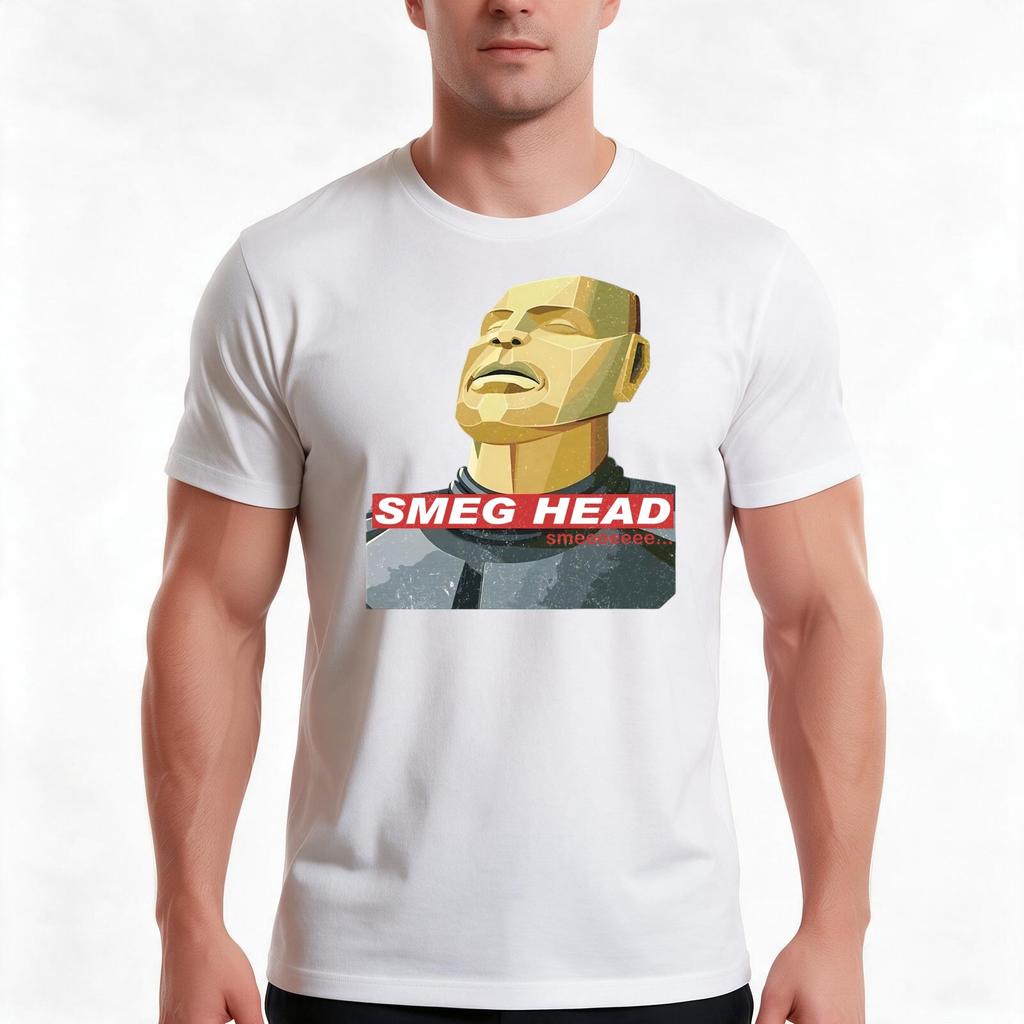 Smeg Head Tshirt Summer Casual Cotton Tee Oversized Streetwear Tops Vintage Graphic Print Loose Fit Short Sleeve