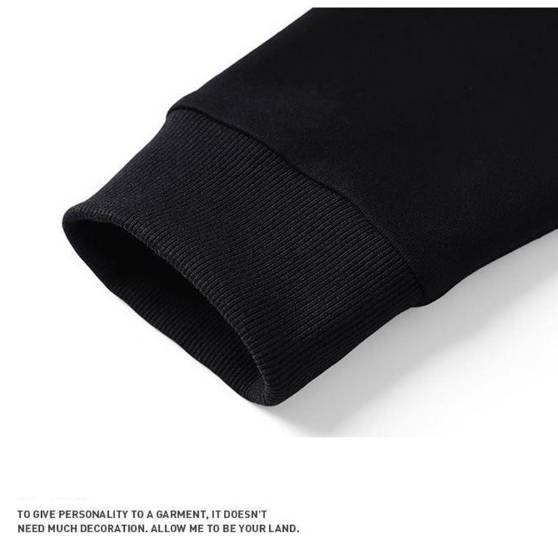 Spring and Autumn Plus Size Men's Fashionable Casual Hooded Patchwork Hoodie Men's Retro Long Sleeved Loose Men's Clothing