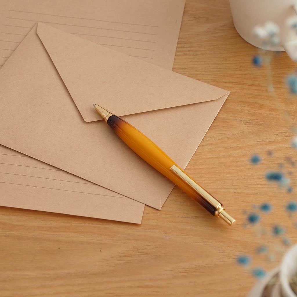 Luminio Wooden Mechanical Pencil Luxury Easy to Write Guitar Style Sunburst Painting Rare Wood Precious Wood Made in Japan Craftsman Handmade