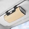 PU Leather Sun Visor Glasses Holder Glasses Protection Storage Box  Can Store AI Glasses