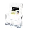 Plastic Brochure Holder Clear Flyer Display Stand Multifunction Filing Magazine Rack  Locker