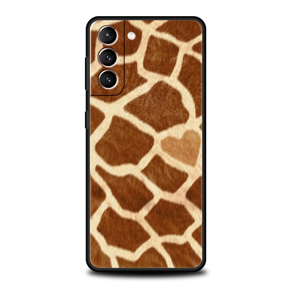 giraffe illustration Phone Case For Samsung Galaxy S25 S24 S23 S22 Ultra S20 S21 FE 5G S10 S9 Plus S10E Soft TPU Cover