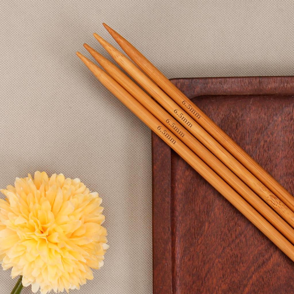 Zestaw bambusowych drutów do robienia na drutach: Pełny zestaw do szalików, swetrów i nie tylko