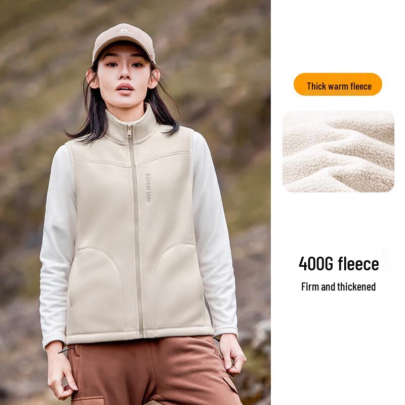 TRAILBLAZER Women's Outdoor Fleece Vest GRY307285